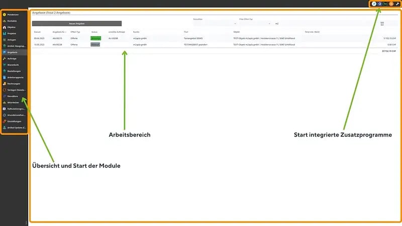 Printscreen-Startseite-Ninox